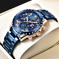 2021 lige new sport mens watches top luxury brand watch for men blue gift wristwatch waterproof quartz clock relogio masculino