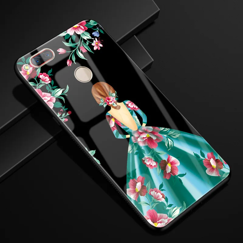 14 For ZTE Z17 mini Case 5.2'' Glass Hard Back Cases For ZTE NUBIA Z17 mini Case Tempered Glass Cover Z17mini Z 17 NX569H NX569j - Цвет: 14
