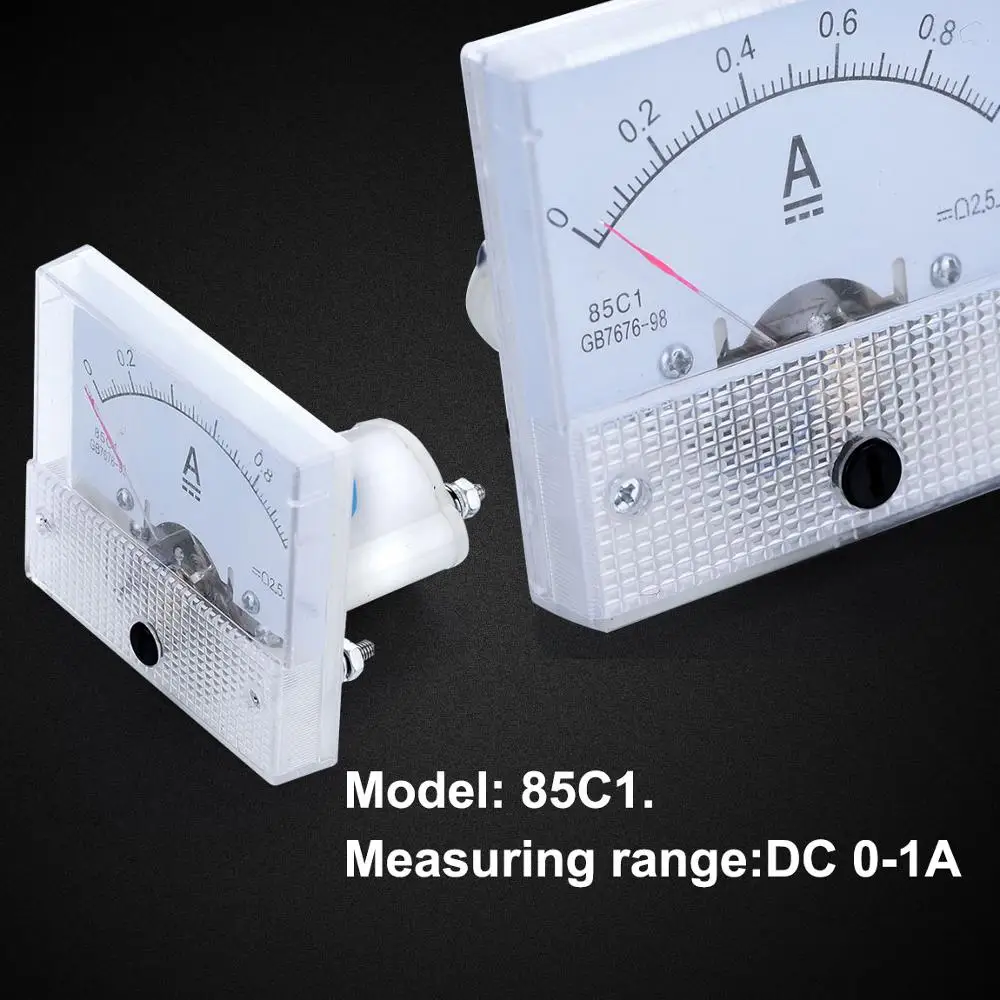 Аналоговый измерительный прибор постоянного тока 85C1 0-1 А 1 шт. токоизмерительный