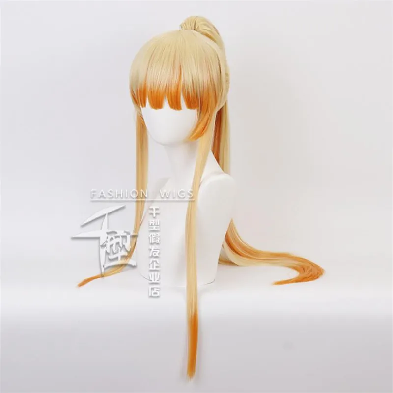 

Kanroji Mitsuri Anime Demon Slayer: Kimetsu No Yaiba Women Cosplay Wig Green Pink Colorful Hair Braids Hair