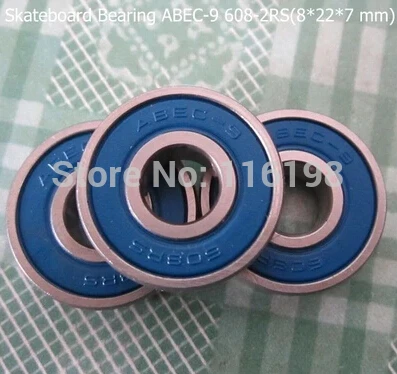 Подшипник для скейтборда 10 шт./лот 608-2RS 608RS 608 8x22x7 башмак ABEC9 8*22*7 мм | Обустройство