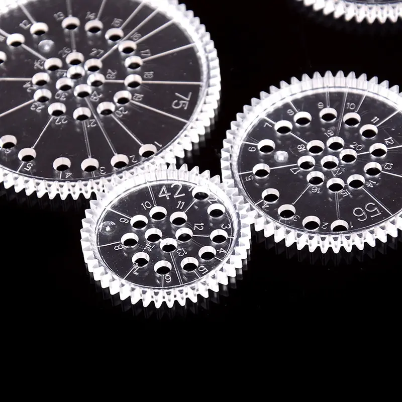 

1set Spirograph Deluxe Set Design Tin Set Draw Spiral Designs Interlocking Gears & Wheels Draw Educational Toys School Supplies