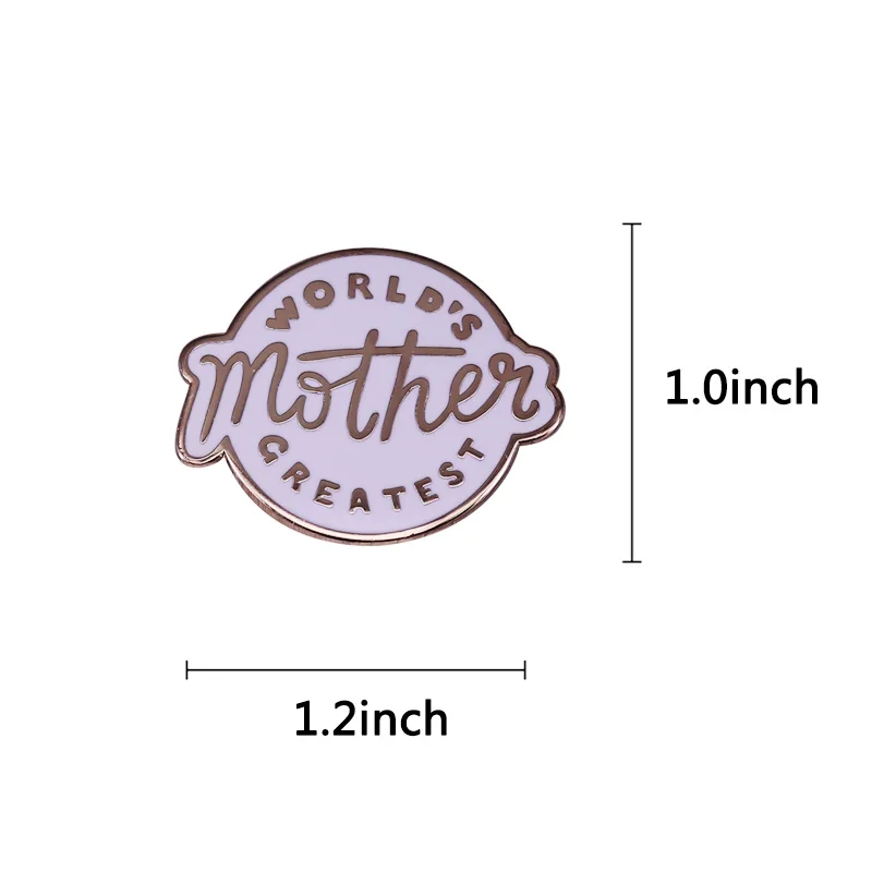 Лучшие в мире мама День матери любовь лучшее для мам и дочек эмали штырь