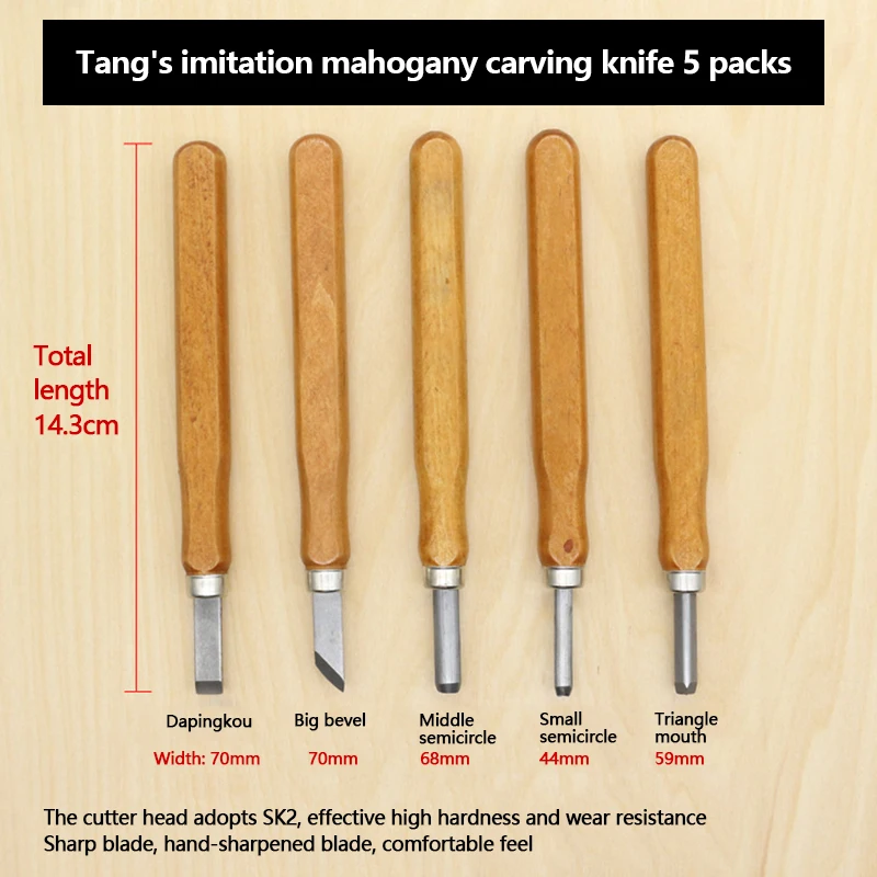 

Upgrade Wood Carving Knives Set, Sculpting Knife Kit For Sculpture Diy Hand Craft, Professions And Beginners To Diy Modern Wood