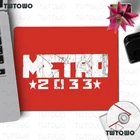 Метро 2033 обои компьютерные игровые коврики для мыши Гладкий коврик для письма настольные компьютеры мат игровой коврик для мыши Аниме Коврик для мыши