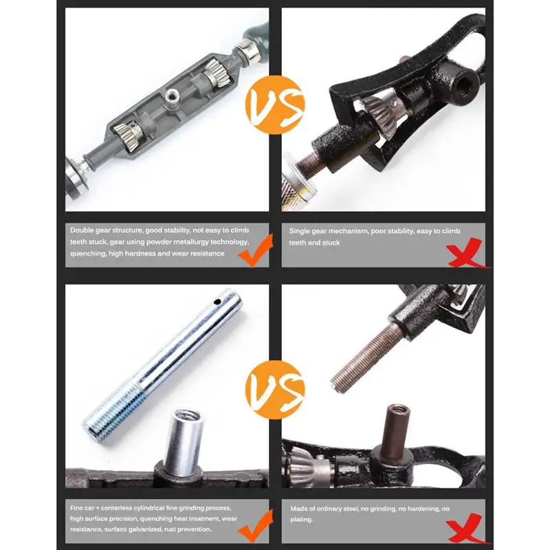 Ручное сверло 1/2 дюйма мощное ручное с двумя шестернями ручной инструмент для