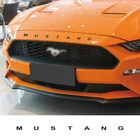 Автомобиль для FORD MUSTANG, передняя крышка капота, виниловая пленка, автомобильная эмблема, наклейки, гоночные украшения, аксессуары для укладки