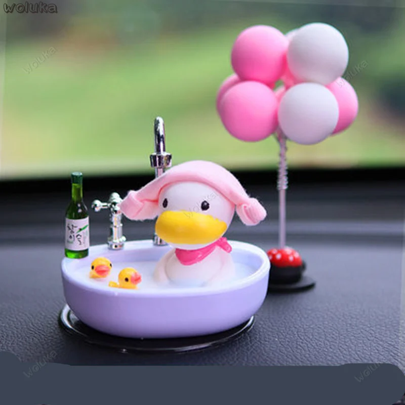 Украшение для автомобиля утка ароматерапия ванна мультфильм автомобиль