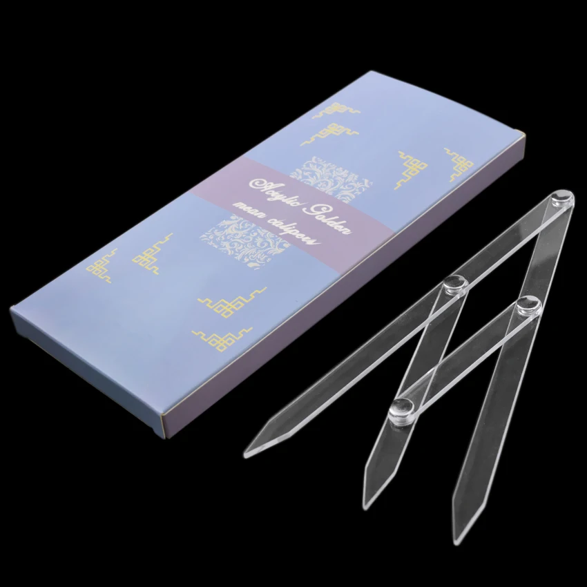 Eyebrow Rulers 1pcs Acrylic Permanent Makeup Ruler Eyebrow Shaping Stencil Tools Ratio Divider Ruler