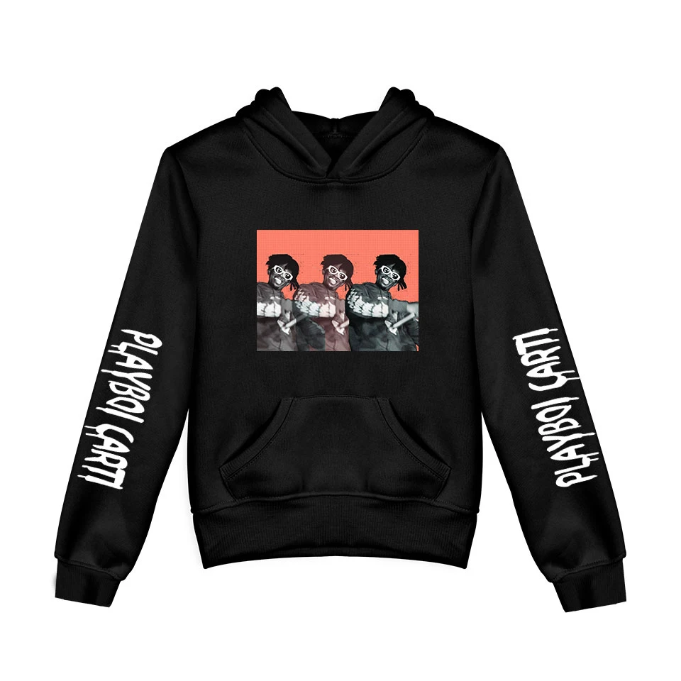 

Playboi Carti Good Custom Children Hoodies Boys&Girls Long Sleeve Hooded Sweatshirts Casual Hip Hop Streetwear Clothes For Kids