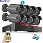 H.265 + 8 каналов 3 Мп POE Система видеонаблюдения наружная камера безопасности NVR комплект дневнойНочной домашней системы видеонаблюдения
