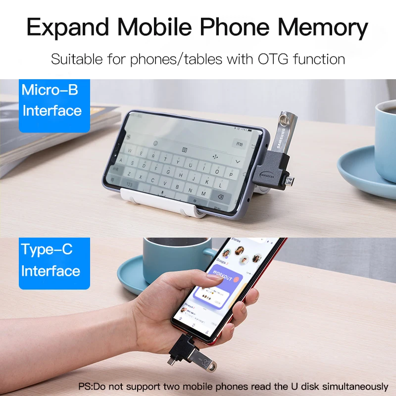 Vention OTG адаптер 2 в 1 Micro USB Type C папа 3 0 Женский Для Samsung Galaxy S10 Macbook
