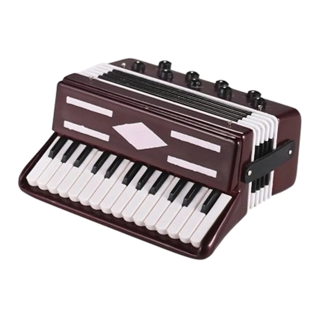 

Musical Miniature Mini Accordion Instrumental Table Ornament Kids Toys