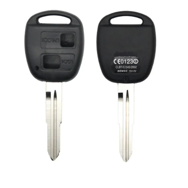 

DAKATU 2 кнопки ключ покрытие автомобиля брелок для Toyota Yaris Corolla Tarago Camry Prado пульт дистанционного ключа оболочки чехол TOY41 лезвие