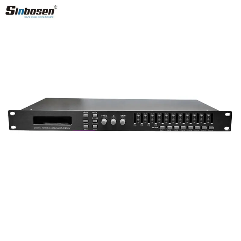 Цифровой аудио процессор 4 в 8 out системный DP480 сигнальная сценическая