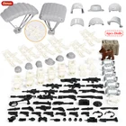 Oenux Классические Современные военные мини Альфа русский солдат фигурки маленький строительный блок военное оружие Модель MOC кирпич детская игрушка