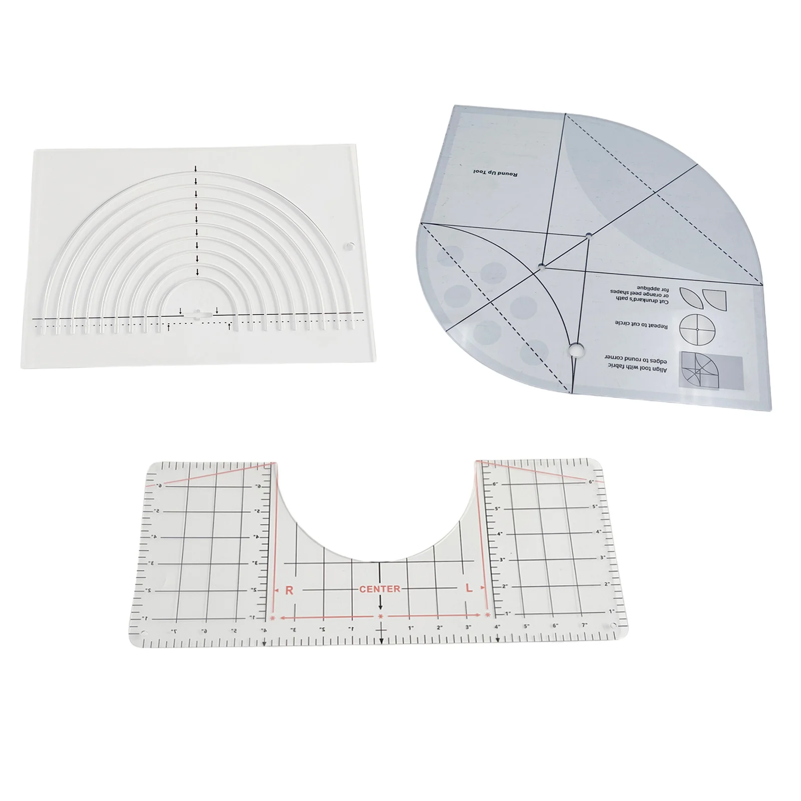 

T-Shirt Ruler Guide HTV Vinyl Alignment Tools for Cricut Silhouette Designs