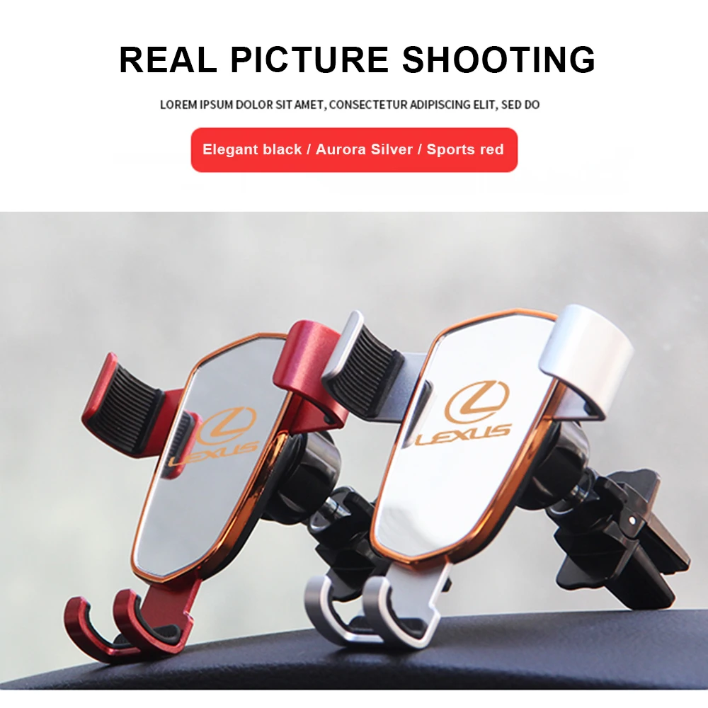 

Car Phone Holder IPhone Xiaomi Samsung Universal Mobile Phone Stand For Lexus CT200h F Sport ES LS IS GS LC RC GC RX UX NX LX GX