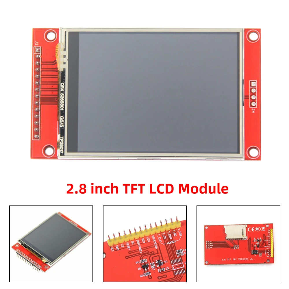 2 8 дюймовый TFT lcd модуль с ILI9341 приводом 240 () 320 SPI|Печатные платы| |