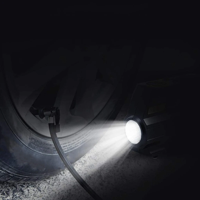 

12V Vehicle Mounted Air Pump Mechanical Type, Portable Intelligent Lighting Tire Pump, Electric Air Compressor Pump
