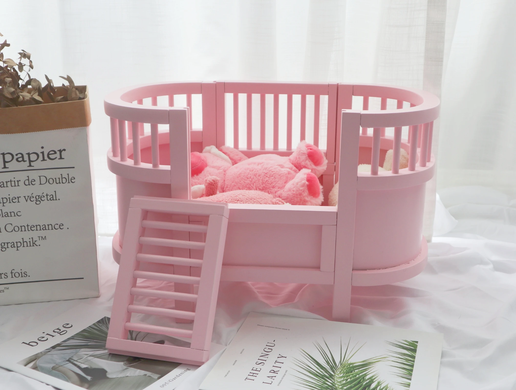 

Pet wooden bed pet house pet dog bed cat kennel cat bed
