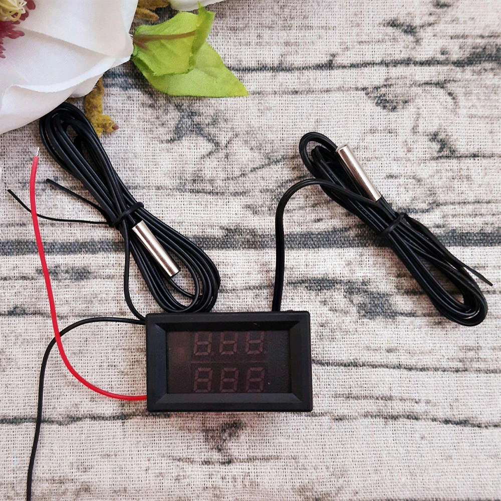 Измеритель температуры IC тестер 0 56 дюйма красный двойной цифровой светодиодный
