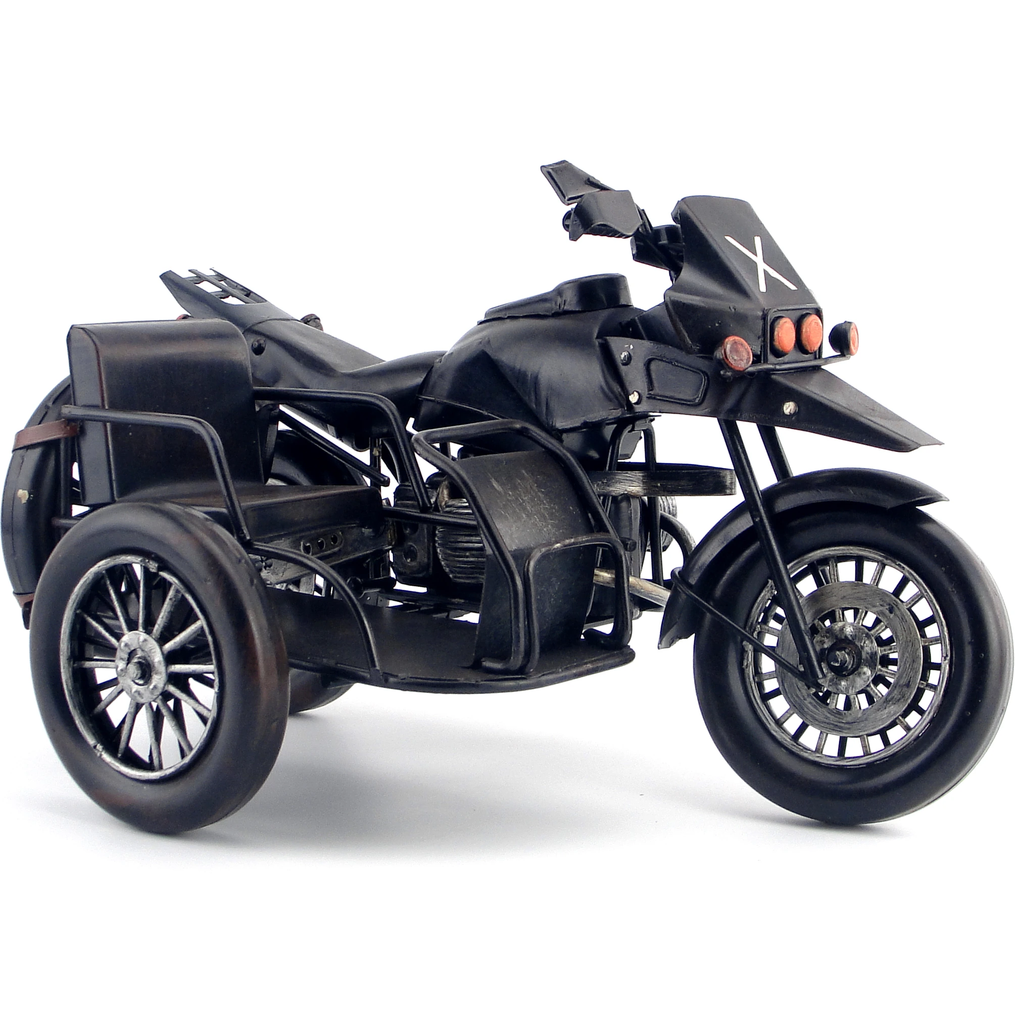 Антикварная классическая модель мотоцикла Ретро винтажная кованая ручная