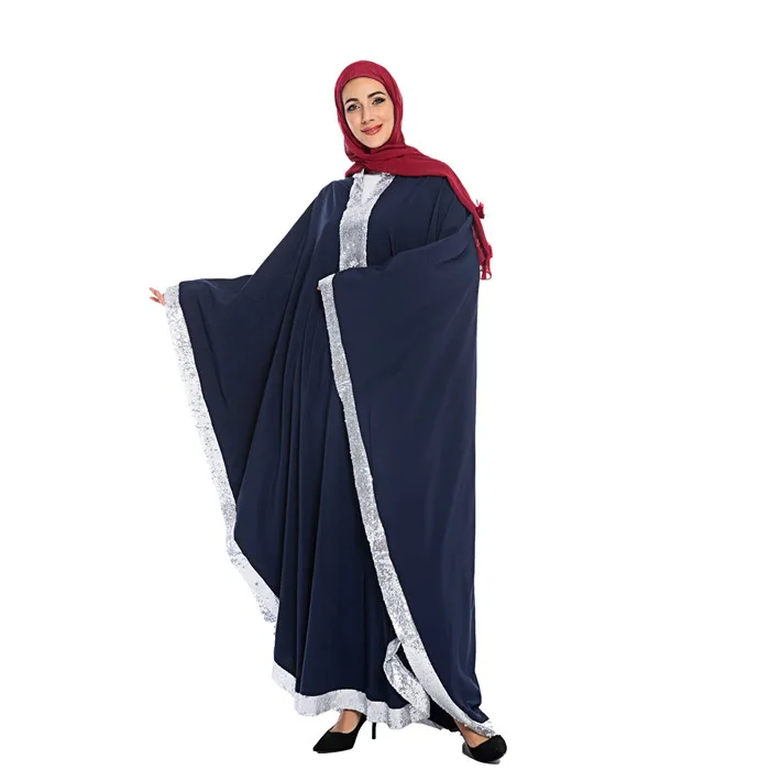 Мусульманское платье-хиджаб с блестками abaya s Djellaba Femme кафтан марокканский кафтан Дубай турецкие платья ислам одежда для женщин Оман
