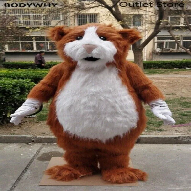 Костюм талисмана для хомяков костюм Fursuit вечерние костюмы костюмированной