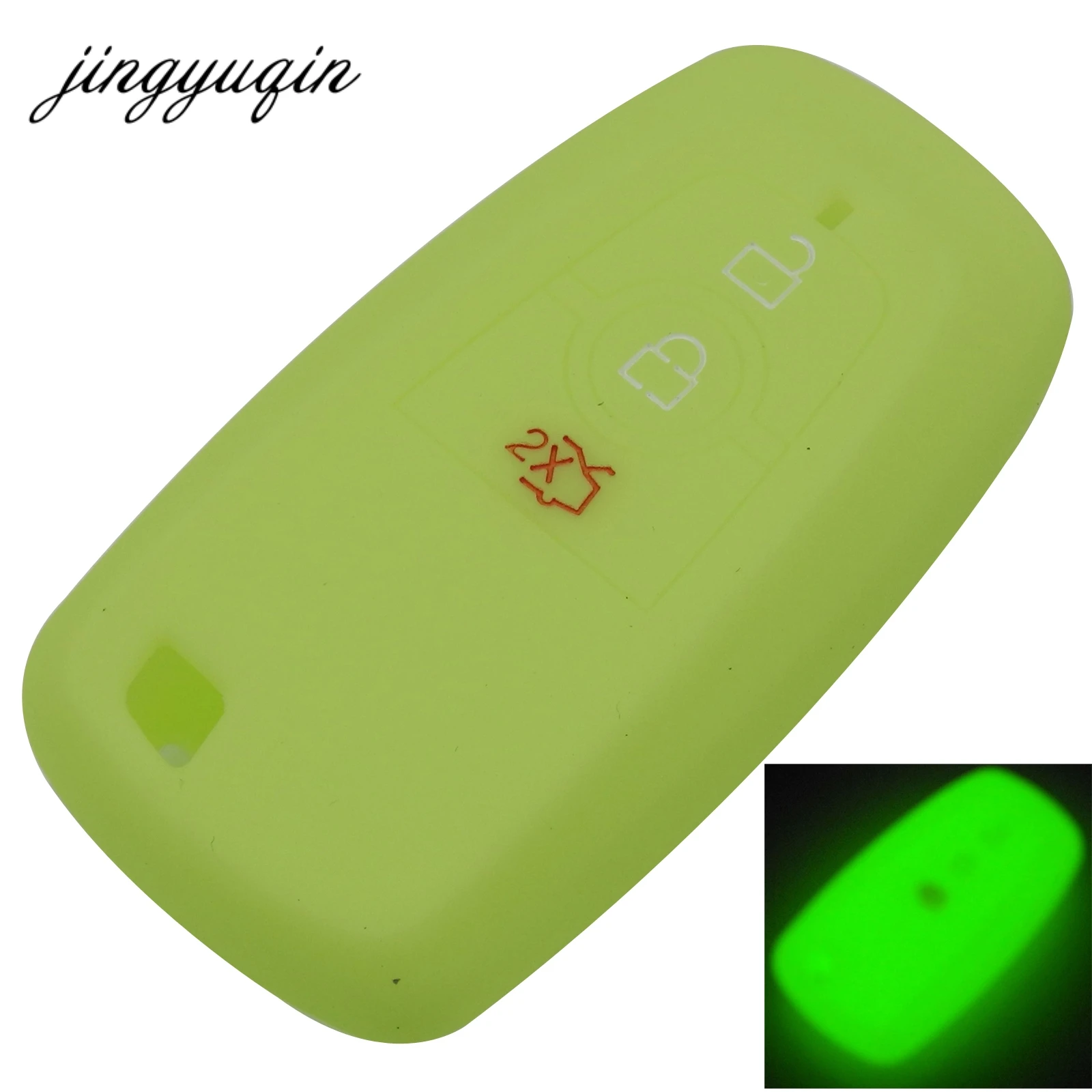 10 шт./лот 3 кнопки силиконовый чехол для автомобильных ключей сумка защитный Ford