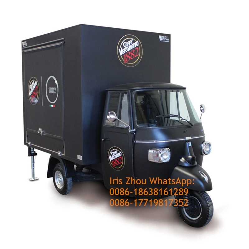Пищевой грузовик Piaggio Ape/электрический для пищевых продуктов/мобильный продуктов