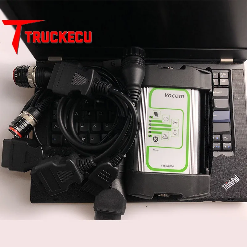 Vocom 88890300+ 2,7 ptt dev2 FH& FM Грузовик Экскаватор диагностический инструмент+ T420 ноутбук vcads 88890300