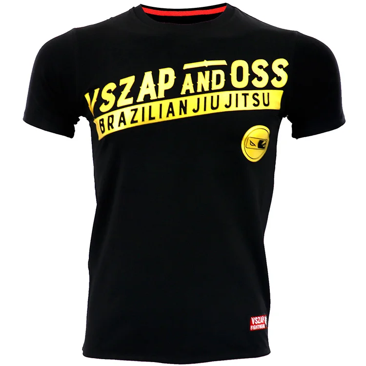 Бразильская футболка для джиу джитсу с коротким рукавом бокса BJJ Спортивная MMA