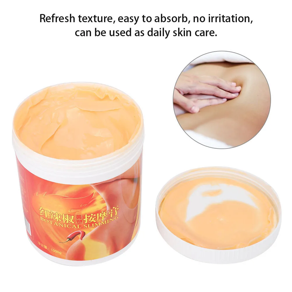 1000g перец крем для тела похудения Массажный антицеллюлитный подтягивающий