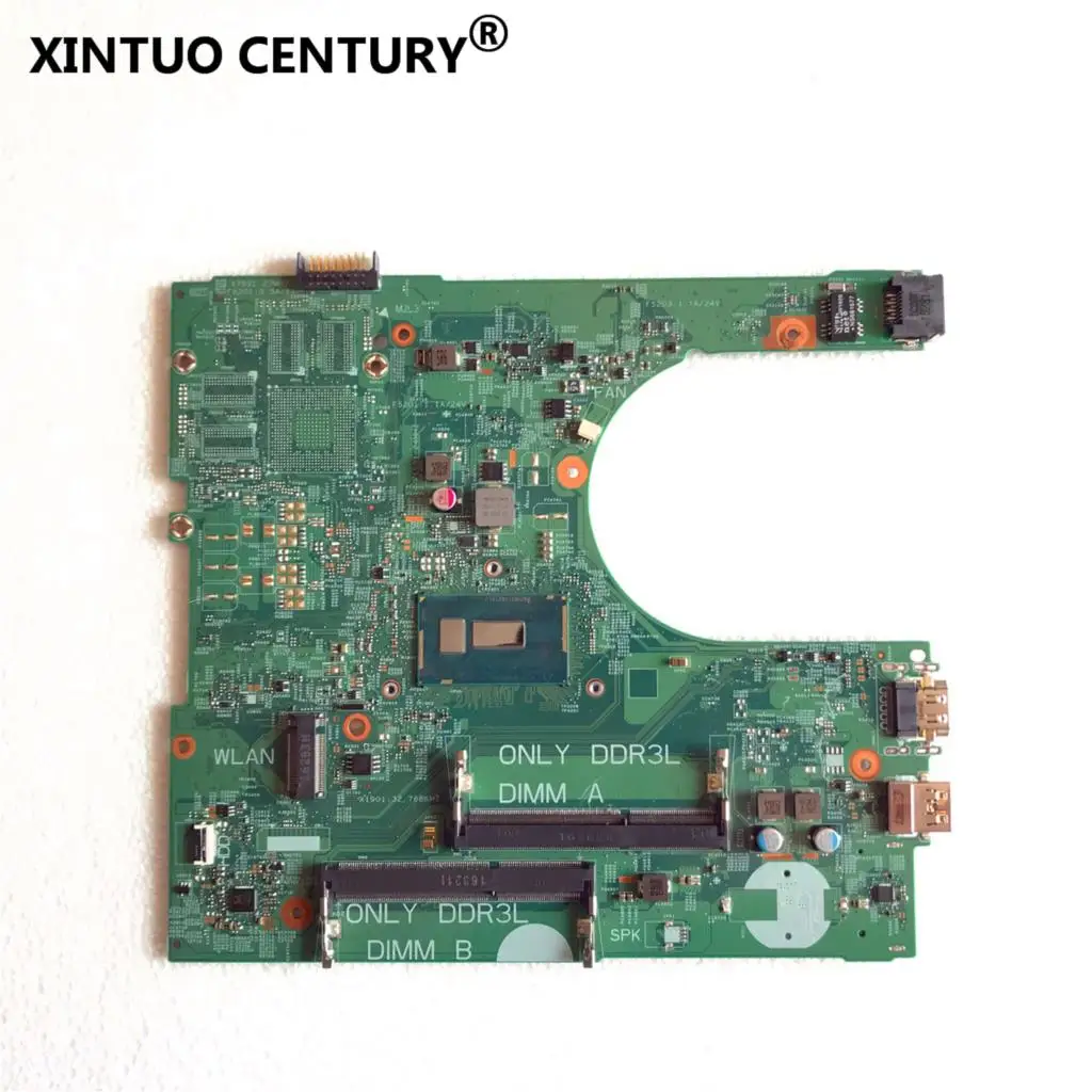 

For DELL Inspiron 3558 3458 Laptop motherboard Core 3805U Mainboard CN-03499V 03499V 14216-1 PWB:1XVKN REV:A SR210 3805U