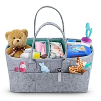 baby diaper caddy organizer portable storage basket essential bag for nursery changing table and car waterproof liner
