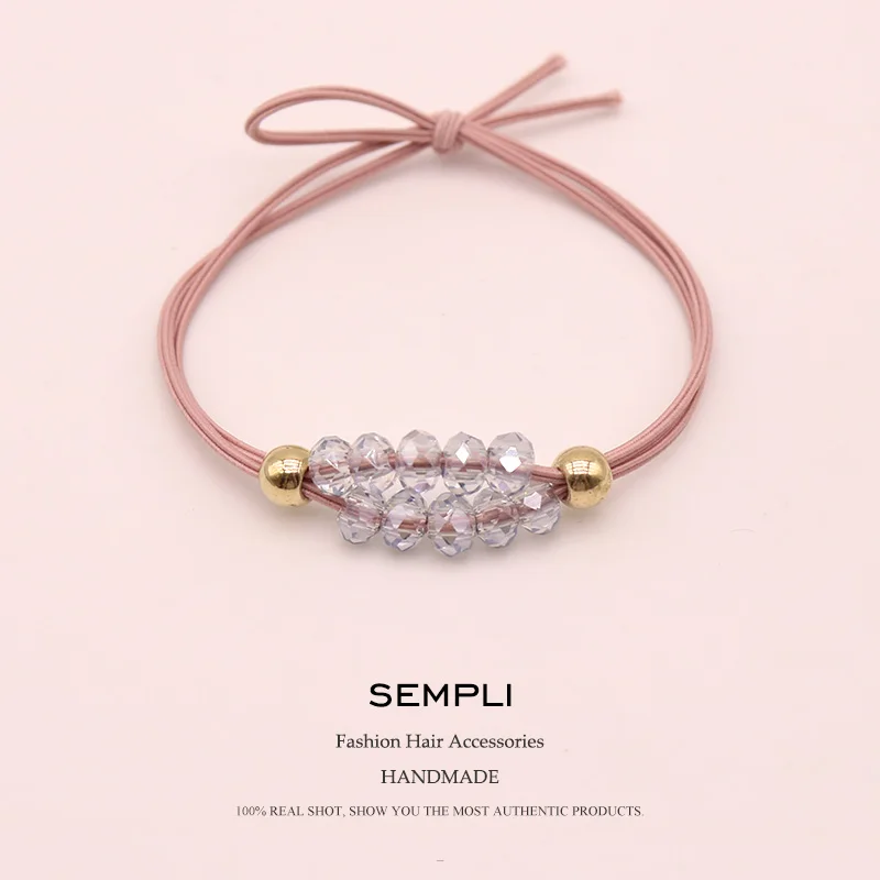 Sempli высокоэластичная резинка блестящие Кристальные эластичные повязки для