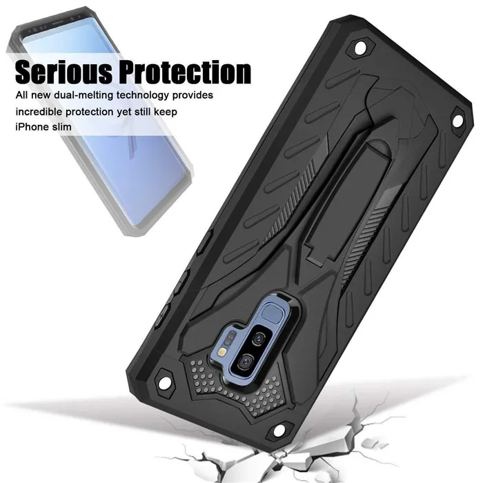 Противоударный резиновый Гибридный чехол для Samsung Galaxy S10e S9 S8 Note 10 Plus A6 A7 A8 A9 J4 J6 2018