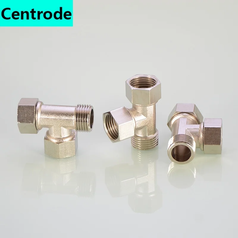 1/2 дюйма медный тройник из нержавеющей стали налокотник с прямым покрытием