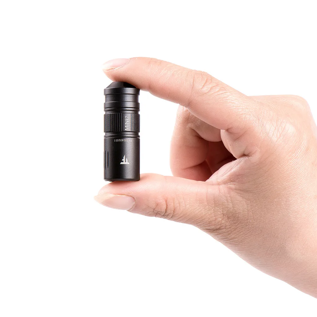 

2020 Mini2 Usb Charging Led Flashlight 220lm Edc Keychain Screw 10180 Torch