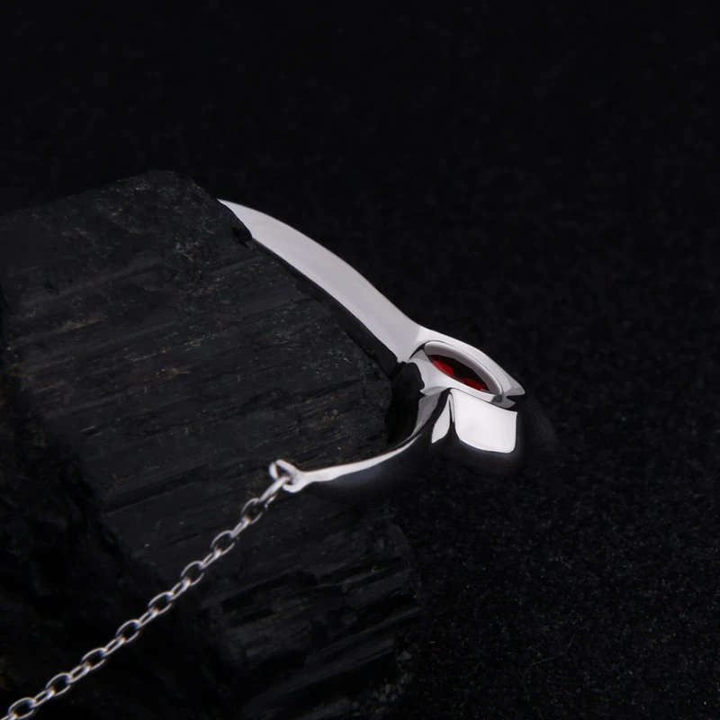 Ожерелье с кулоном из серебра 925 пробы аниме кодом Geass Lelouch подарок на Хэллоуин