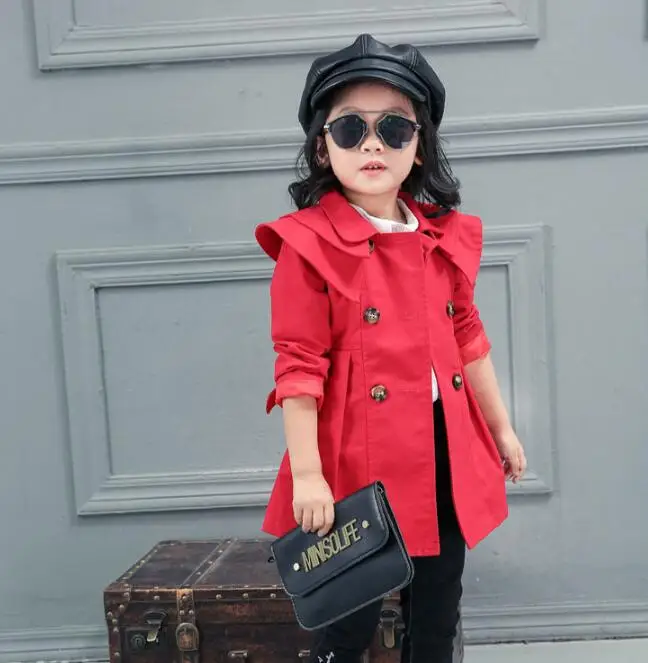 Новинка Ветровка из 2019 хлопка для мальчиков и девочек Детское пальто в Корейском