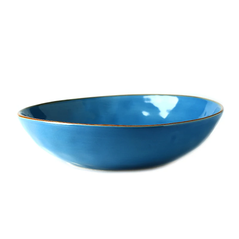 

Nordic style ceramic bowl household microwave oven suitable for soup bowl, noodle bowl, Vegetable Bowl, fruit salad bowl, tablew