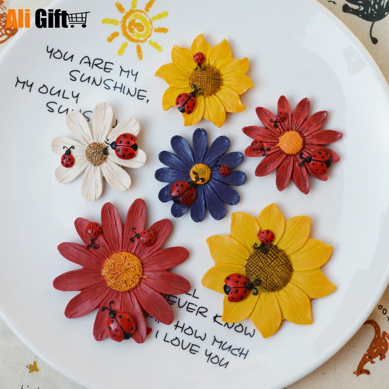 Магнитные 3D наклейки на холодильник цветы ангел кролик животные котенок для дома