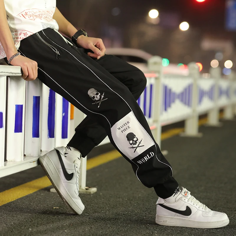 

2020 Spring Hip Hop Joggers Men Black Harem Pants Pocket Cargo Fashion Man Sweatpants Hip Hop Streetwear Casual Mens Pants M-2XL