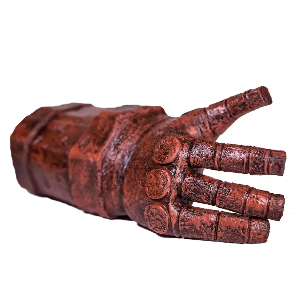 XCOSER Hellboy рука с перчаткой костюм аксессуары фильм косплей латексная рука Опора Хэллоуин Косплей Костюм Опора высокое качество xcose