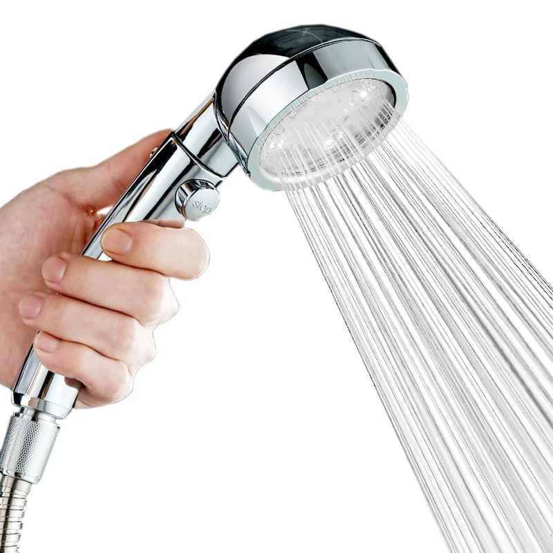 Hydro power одиночная белая Светодиодная насадка для душа детей|led shower head|shower headled |