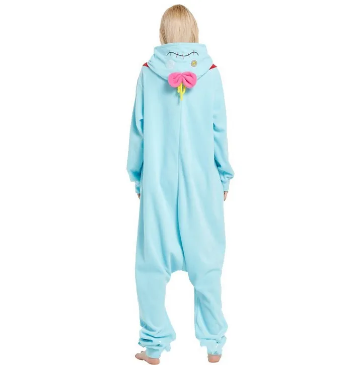 Взрослые комбинезоны XiaoJing Аниме Косплей Костюм флисовые Мультяшные пижамы