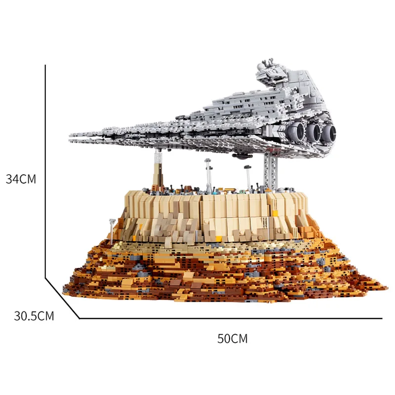 Форма король 21007 MOC Звездные игрушки Разрушитель Круизный корабль Империя над