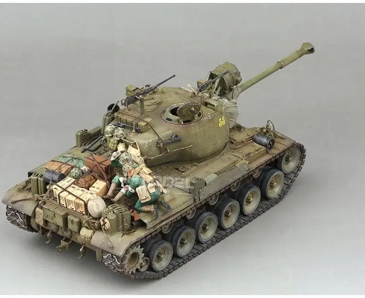 Модель танка среднего размера Takom 1/35 2117 M46 Patton US | Игрушки и хобби